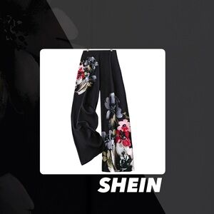 NWOT Shein Floral Wide Leg Pants